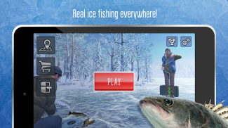 Pesca sul ghiaccio. Simulatore screenshot 0