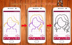 Learn to Draw Hair Styles screenshot 4