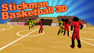 Stickman 3D Basketball screenshot 0