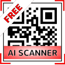 QR Scanner : Free QR code reader & Barcode scanner Icon