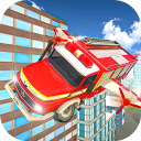 Flying Fire Truck Driving Sim Icon