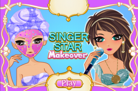 Singer Star Makeover Salon screenshot 0