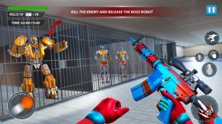 Prison Escape Robot Car Games screenshot 0
