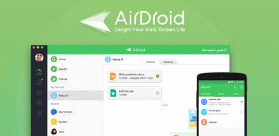 AirDroid: accesso remoto/file