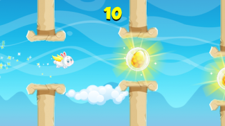 Easter Bunny Fly - Easter Game screenshot 2