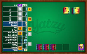 Yatzy Dice Game screenshot 5