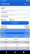 PAYE Calculator Zambia screenshot 2