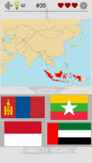 Asian Countries & Middle East - Flags and Capitals screenshot 1