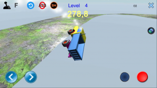 Hill climb truck - racing car. screenshot 2