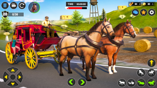 Pferdewag-Transport-Taxi-Spiel screenshot 5