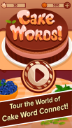 Word connect games cake Fun! w screenshot 1