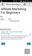 Affiliate Marketing 4 Newbies screenshot 3