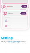Live Period Tracker - Ovulation Calendar screenshot 2