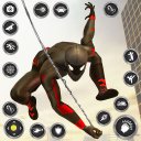 Miami Spider Rope Hero Fight
