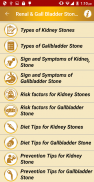 Stone Diet Renal Gall Bladder Kidney Gallbladder screenshot 1