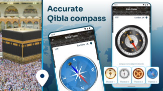 Qibla Compass with Salah Timings screenshot 4