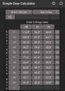 Simple Bike Gear Calculator screenshot 4