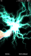 Electrical Lightning Touch Thunder Live Wallpapper screenshot 0