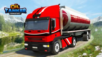 Cargo Delivery Truck Driver:Oil Tanker Truck Games screenshot 2