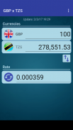 Pound GBP x Tanzanian Shilling screenshot 1