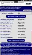 Car Truck Payment Calculator screenshot 1