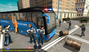 US Police Bus Transport Prison Break Survival Game screenshot 8