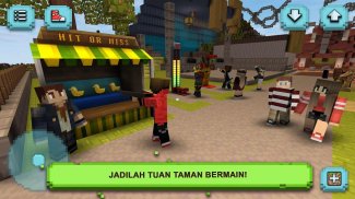 Theme Park Craft: Game Pembangun Taman Bermain screenshot 1