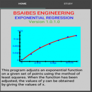 EXPONENTIAL REGRESSION screenshot 1