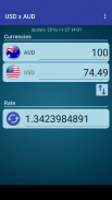 USD x AUD screenshot 1