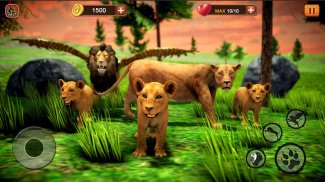 Angry Flying Lion Simulator 3d screenshot 2