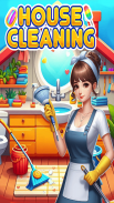 Big Messy Home Cleaning Games screenshot 12