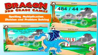 3rd Grade Dragon Kids Games screenshot 4