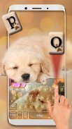 Dynamic Sleeping Puppy 키보드 테마 screenshot 1