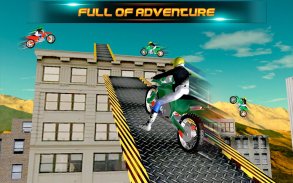 Bike Stunts Permainan screenshot 2