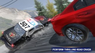 Police Car Chase Driving: Speed Crash Simulator screenshot 0