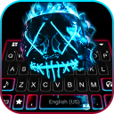 Neon Fire Purge Man Keyboard Theme Icon