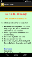 ENGLISH GERUND and INFINITIVE screenshot 0