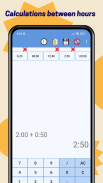 Calculatrice Heure de Travail screenshot 2