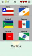 États du Brésil: Les cartes, capitales et drapeaux screenshot 1