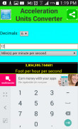 Acceleration Units Converter screenshot 1
