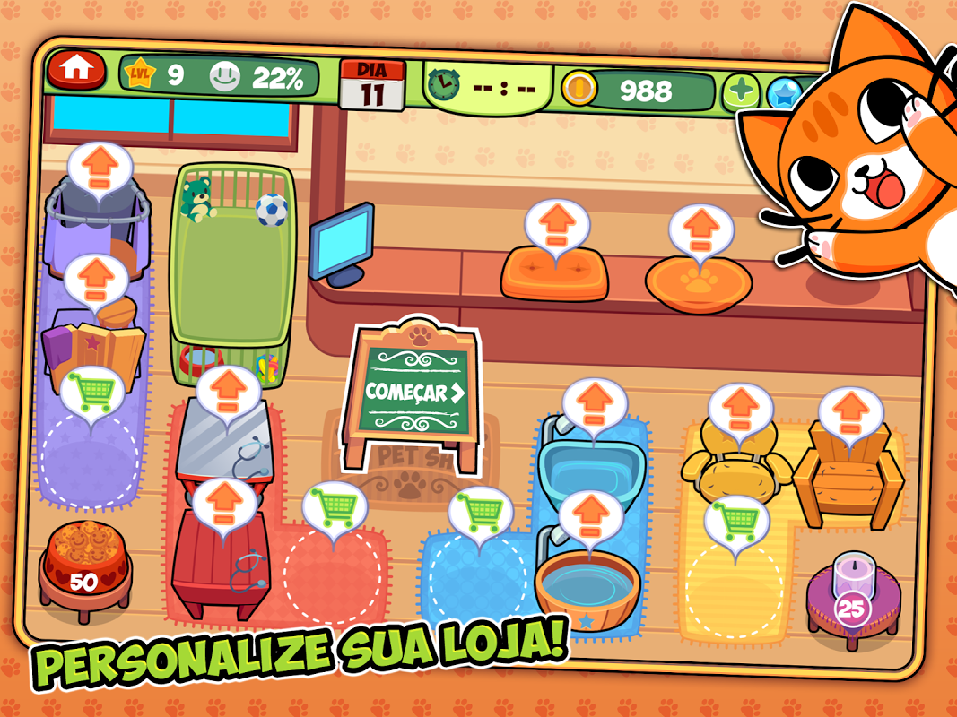 Meu Pet Shop Virtual - Cuide de Animais Fofos - Download do APK