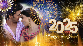 New year photo frame 2025 screenshot 1