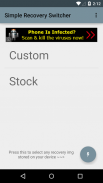 Simple Recovery Switcher screenshot 3