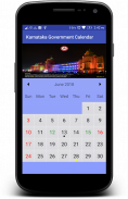 Karnataka Government Calendar screenshot 2