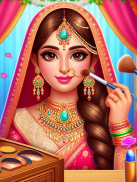 Indian Dress Up : Makeup Games screenshot 5