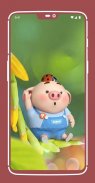 Cute Pig Wallpaper screenshot 1