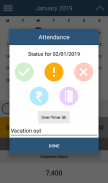 Attend - Personal Attendance Tracker (Employee) screenshot 1