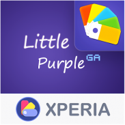 LITTLE™ XPERIA Theme | Purple screenshot 8