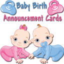 Baby Birth Announcement Cards Icon