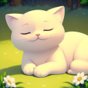 Cute Cat Shelter Icon